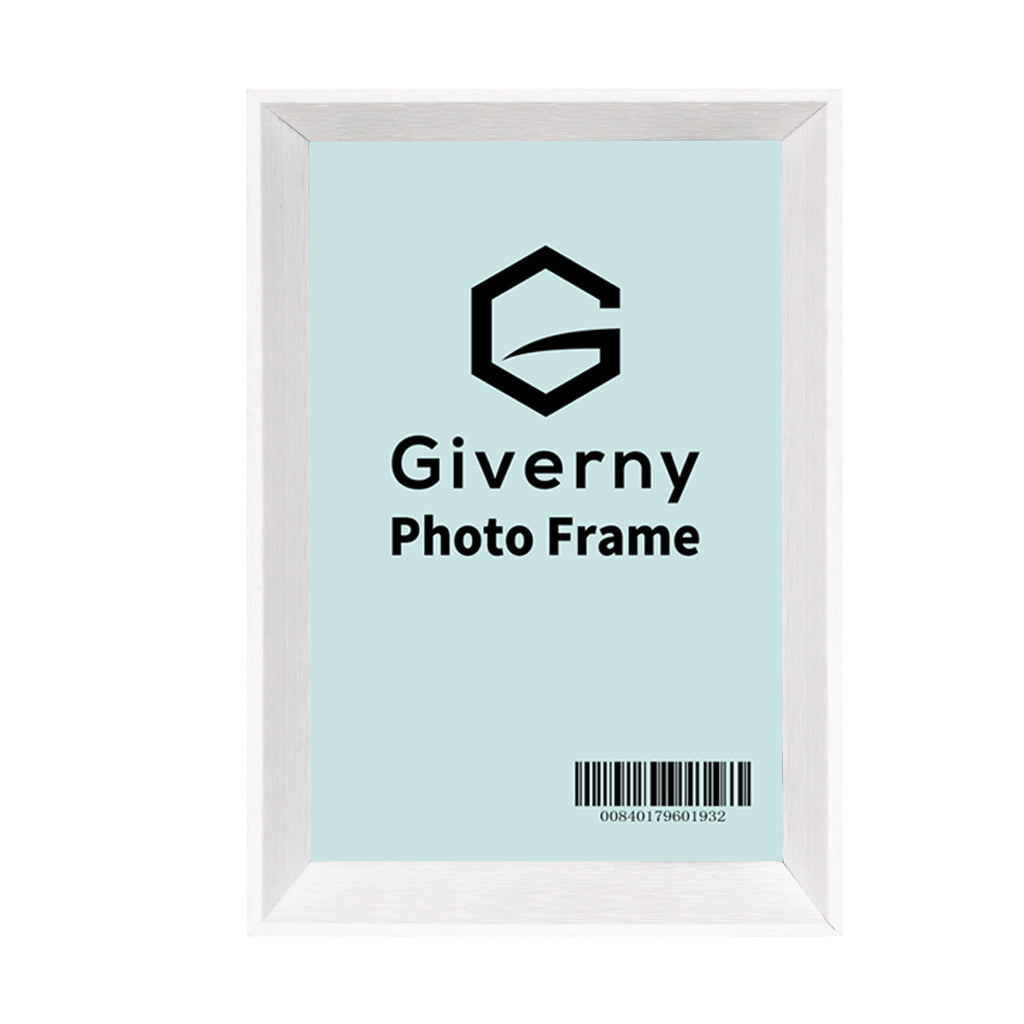 Giverny 4x6 Photo Picture Frames, Rustic White Photo Frames, Tabletop or Wall Mounting Display for Home & Office Decor, Set of 6