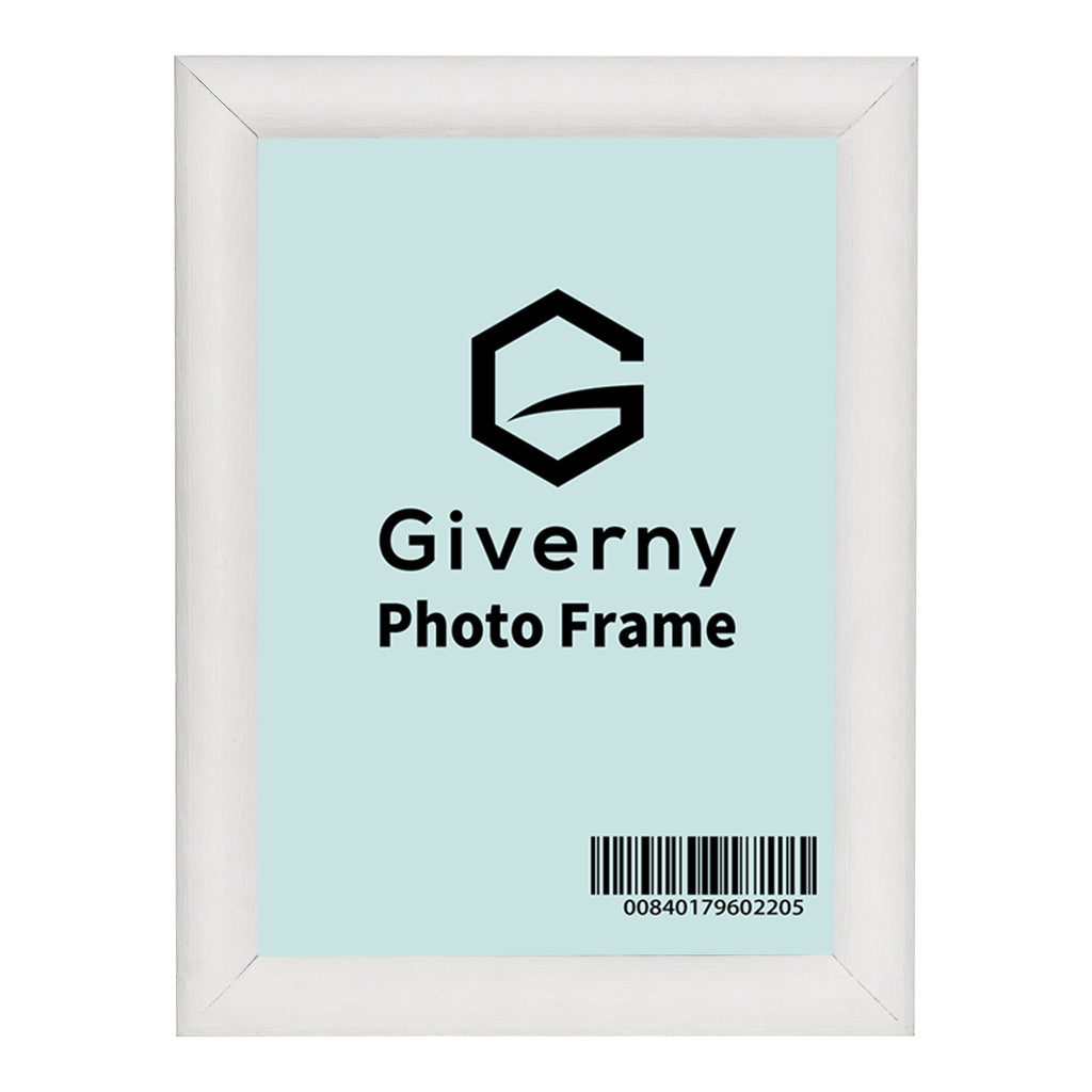 Giverny 5x7 Photo Picture Frames, White Photo Frames, Tabletop or Wall Mounting Display for Home & Office Decor, Set of 10